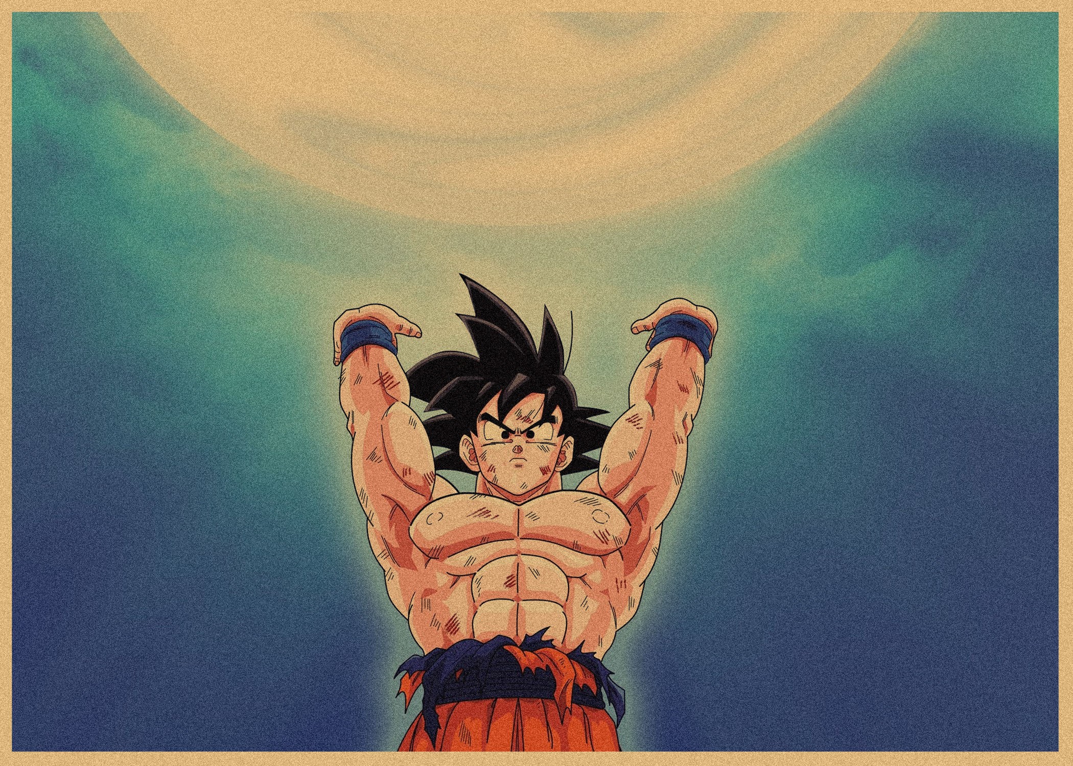 七龙珠阿拉蕾复古牛皮纸动漫海报鸟山明装饰画孙悟空壁画316 - 图2