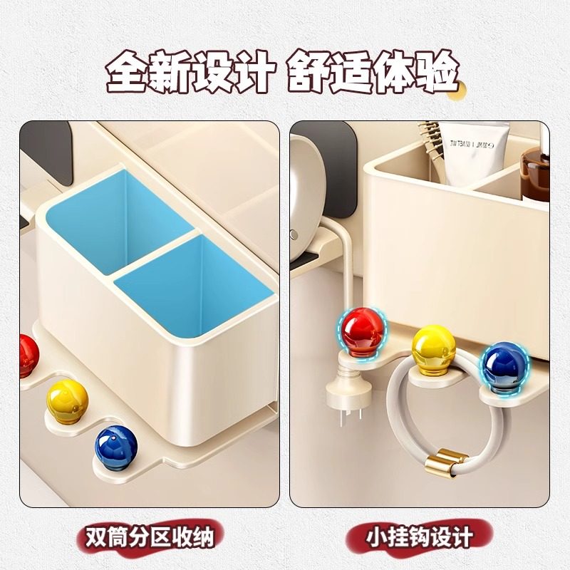 吸盘吹风机置物架卫生间壁挂吹风机支架浴室太空铝戴森风筒收纳架,淘宝优惠券,粉丝福利购,淘宝优惠卷