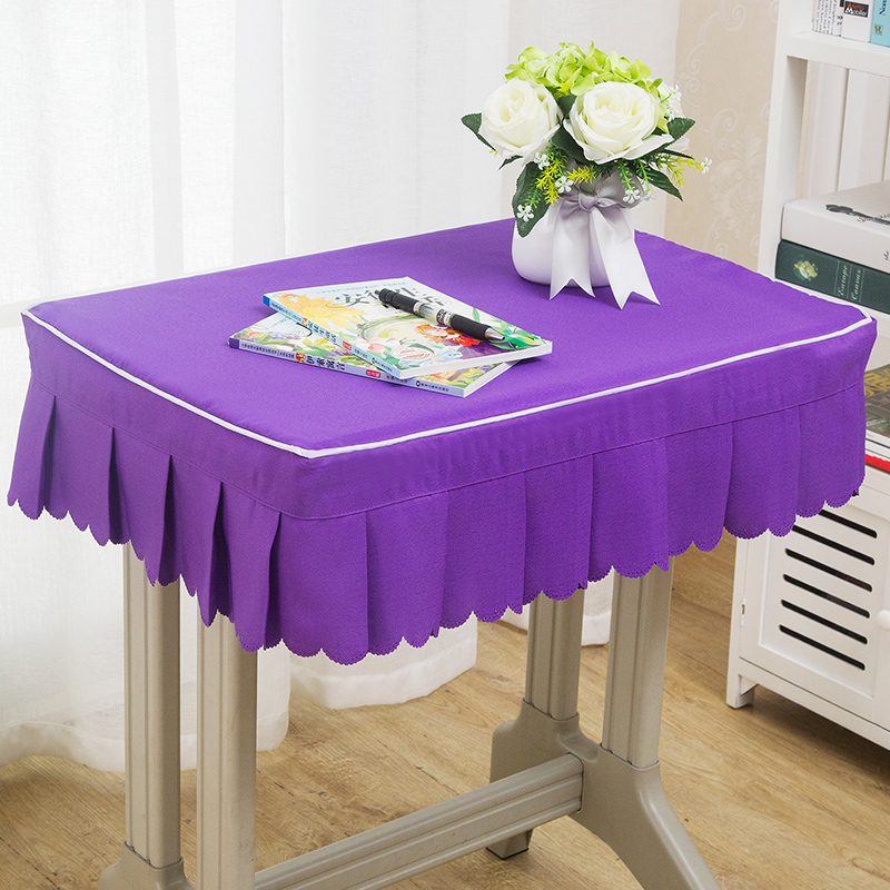 小学生桌布桌罩课桌套罩40×60学校学习桌套蓝色书桌布垫 - 图3