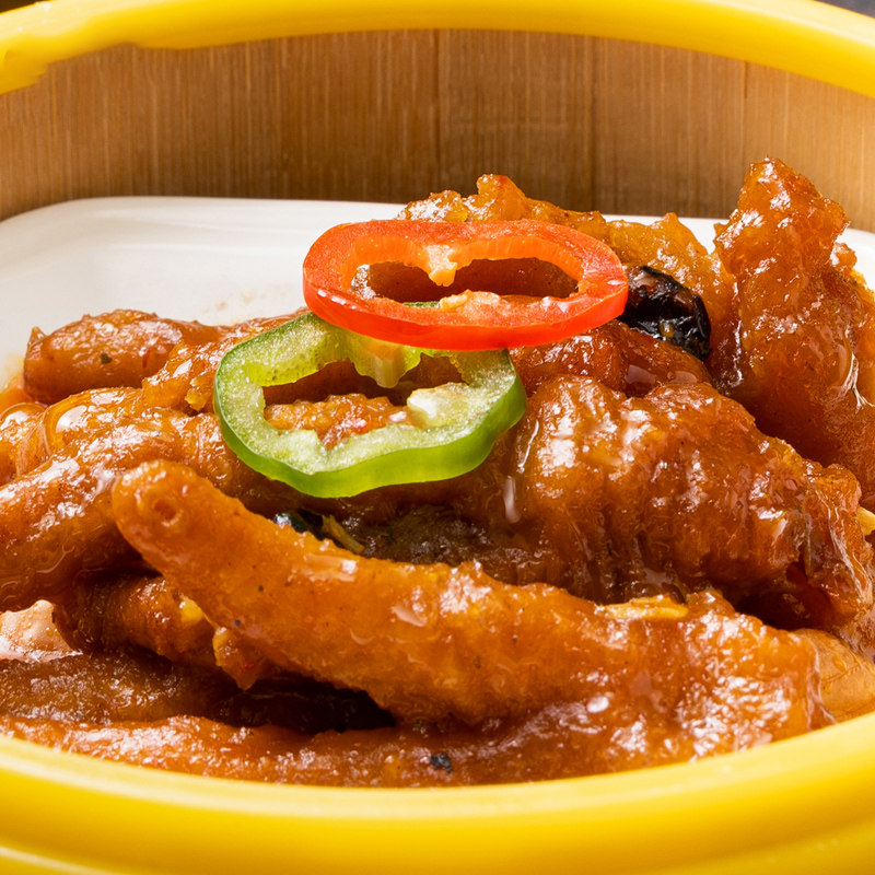 四师姐酱味凤爪 广式百合酱香虎皮鸡爪广东茶楼早茶点心 400g/包,淘宝优惠券,粉丝福利购,淘宝优惠卷