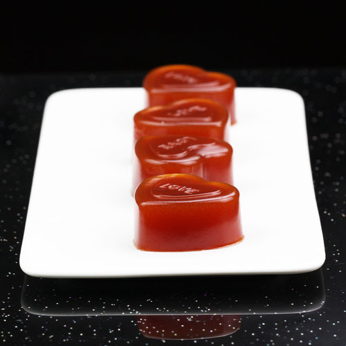 心形红枣糕【四师姐】喜宴枣茸软糕蒸糕广式早茶广东酒楼点心12个 - 图2
