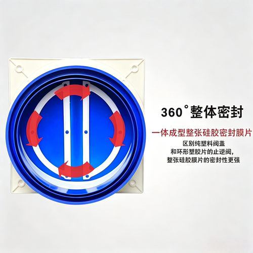 邦哥止逆阀烟道油烟机厨房通用烟机排烟专用防烟宝防味出风口配件 - 图2