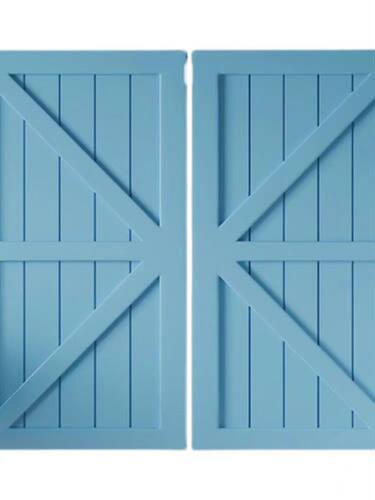 实木半腰门自动回返弹门隔断门户外栅栏门吧台门酒吧门牛仔门户外 - 图3