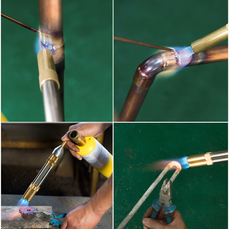 空调冰箱铜管铝管不锈钢焊接高温液化气喷火枪MAPP焊枪曼普焊矩-图1