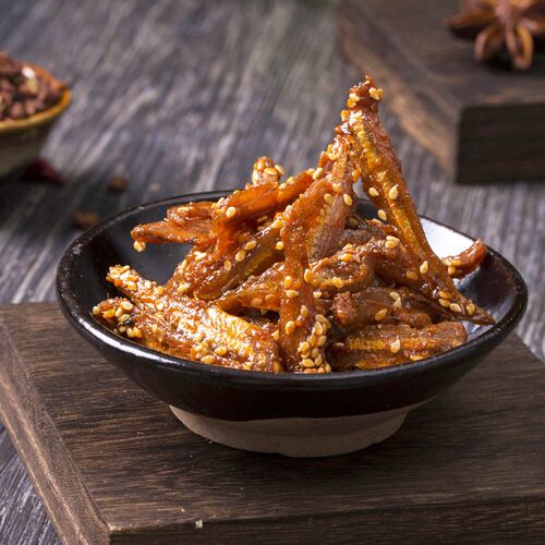 北海银鱼仔香辣散装500g 香渔海小银鱼广西特产手信海味零食即食 - 图0