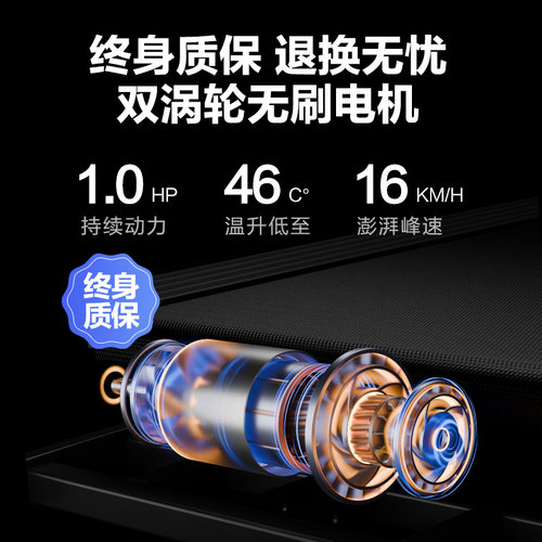 亿健ELF跑步机家用款小型可折叠多功能静音家庭式室内健身房专用 - 图2