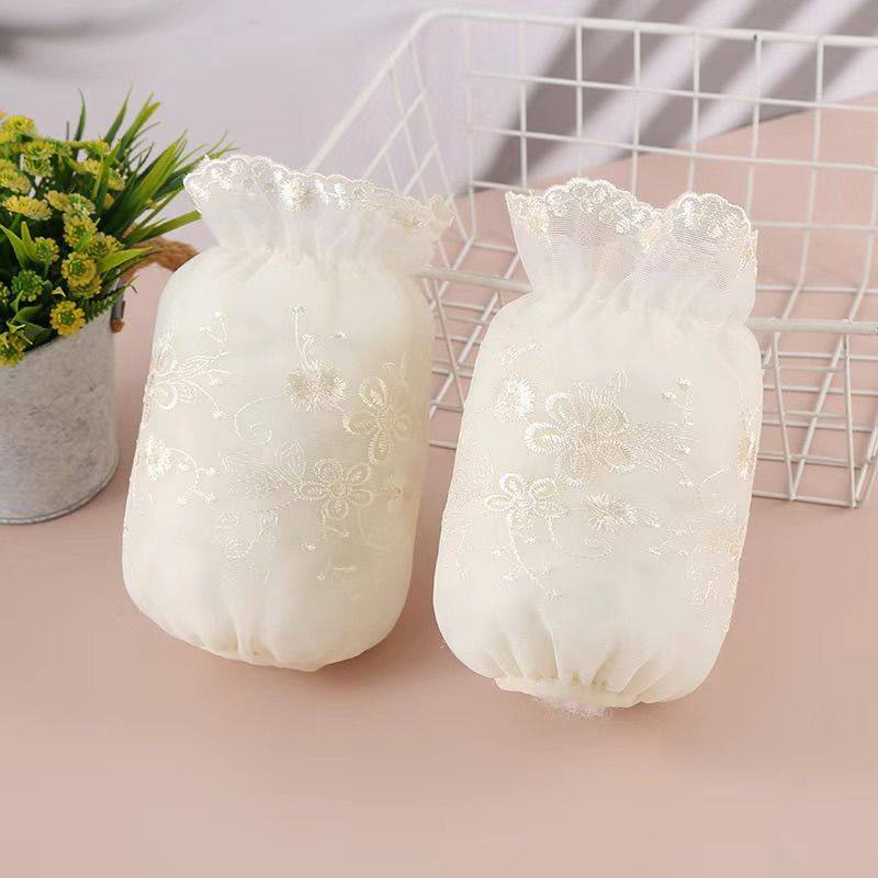 袖套女短款双层网纱蕾丝套袖秋冬百搭防污花边羽绒服袖头护袖防脏,淘宝优惠券,粉丝福利购,淘宝优惠卷