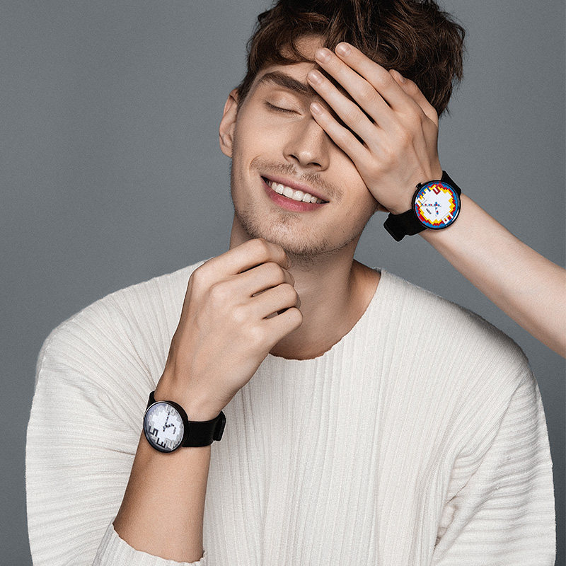 odm欧迪姆女像素创意概念石英表 odm国产腕表