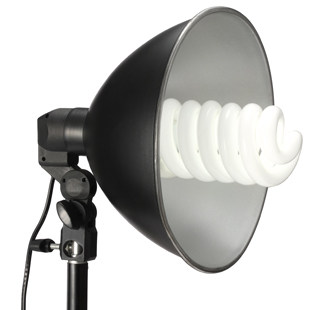 E27 screw single lamp head 1/4 screw adjustable angle