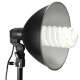 E27 screw single lamp head 1/4 screw adjustable angle