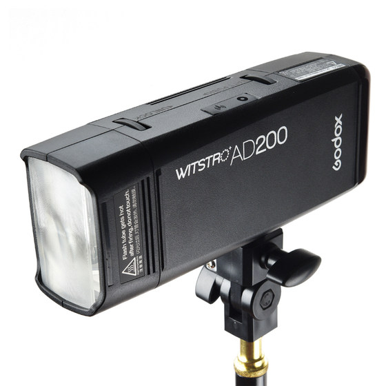 Godox AD200 flash SLR camera outdoor shooting light TTL lithium battery double-head pocket fill light suitable for Canon Sony photography outdoor shooting light outdoor portable photography