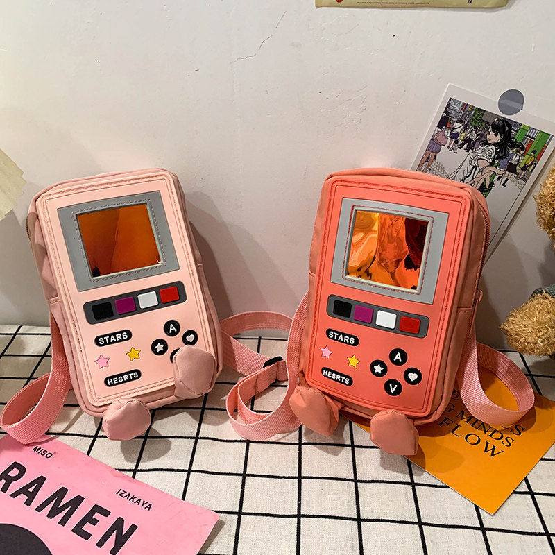 ins游戏机斜挎包任天堂GAMEBOY休闲儿童简约卡通单肩包女生小方包,淘宝优惠券,粉丝福利购,淘宝优惠卷