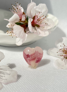 天运饰品粉红樱花琉璃珠手链