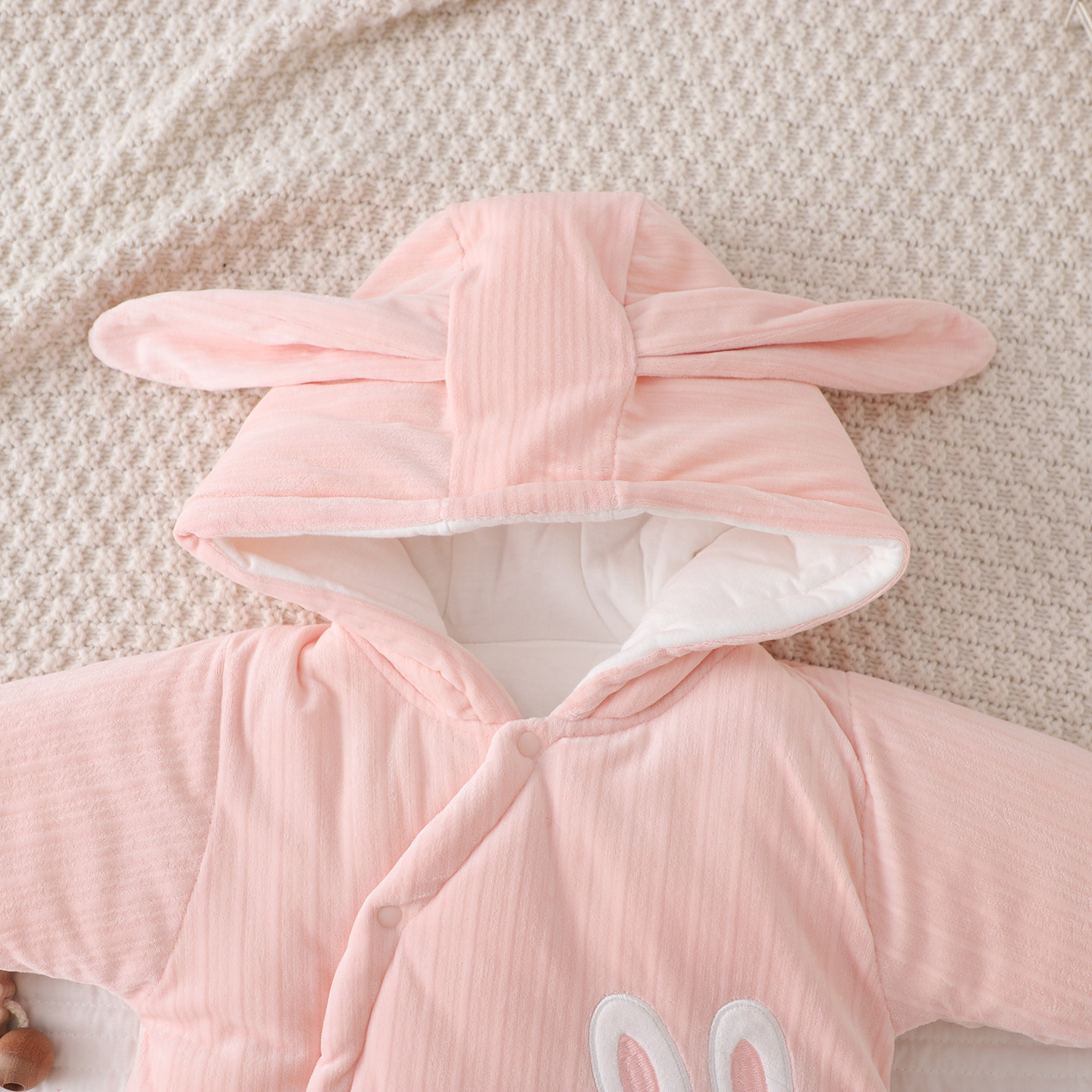 婴幼儿冬季加厚棉服宝宝连体衣夹棉300g保暖棉衣哈衣外出服秋冬,淘宝优惠券,粉丝福利购,淘宝优惠卷