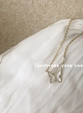 设计感冷淡风超仙锁骨链