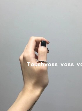 韩国ins博主情侣TOUCHVOSS纯银