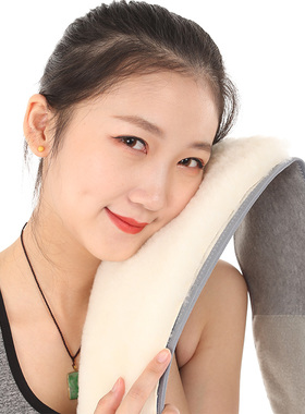 男女冬季羊绒腰带暖羊毛老人宫护
