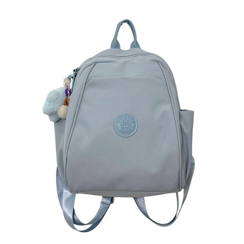 纯色轻便通勤书包女学生小众百搭防水双肩包少女户外旅行登山背包,淘宝优惠券,粉丝福利购,淘宝优惠卷