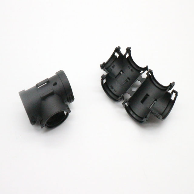 Open tee corrugated pipe fitting T-shaped