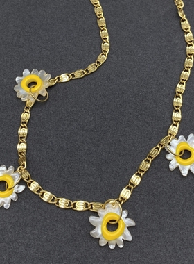 白百何同款小众设计潮流个性项链