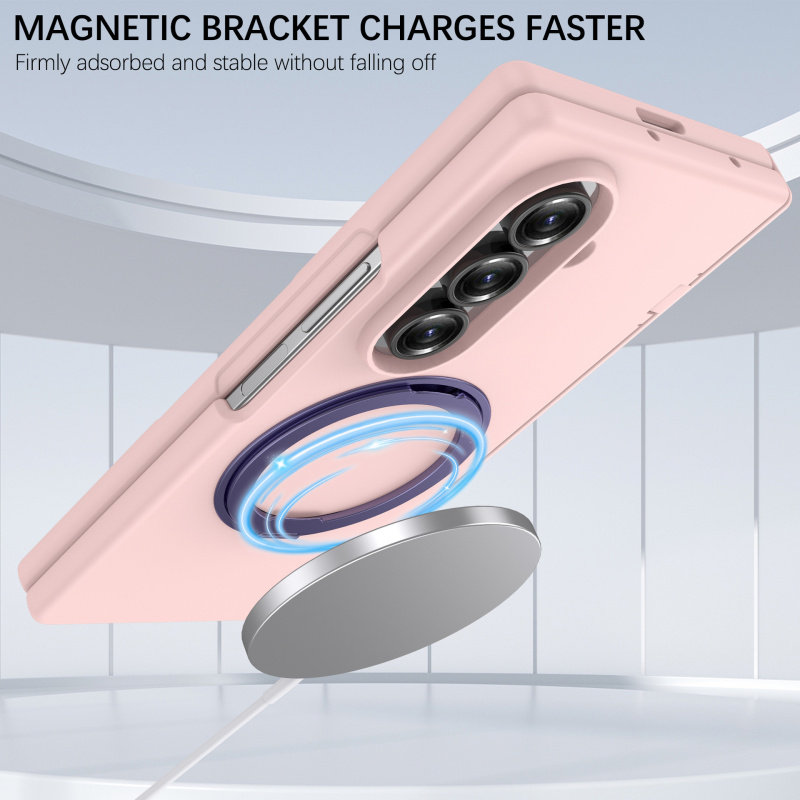 适用三星Z Fold7/6手机壳磁吸360旋转支架弹簧铰链壳膜全包保护套,淘宝优惠券,粉丝福利购,淘宝优惠卷