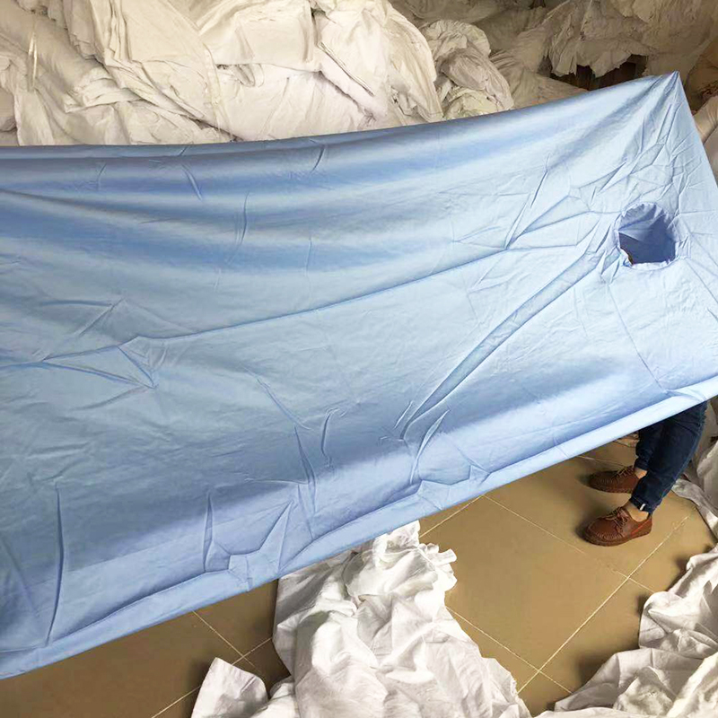 酒店二手纯白床笠宾馆公寓民宿床笠橡皮筋床单纯棉/涤棉纯白床罩 - 图2