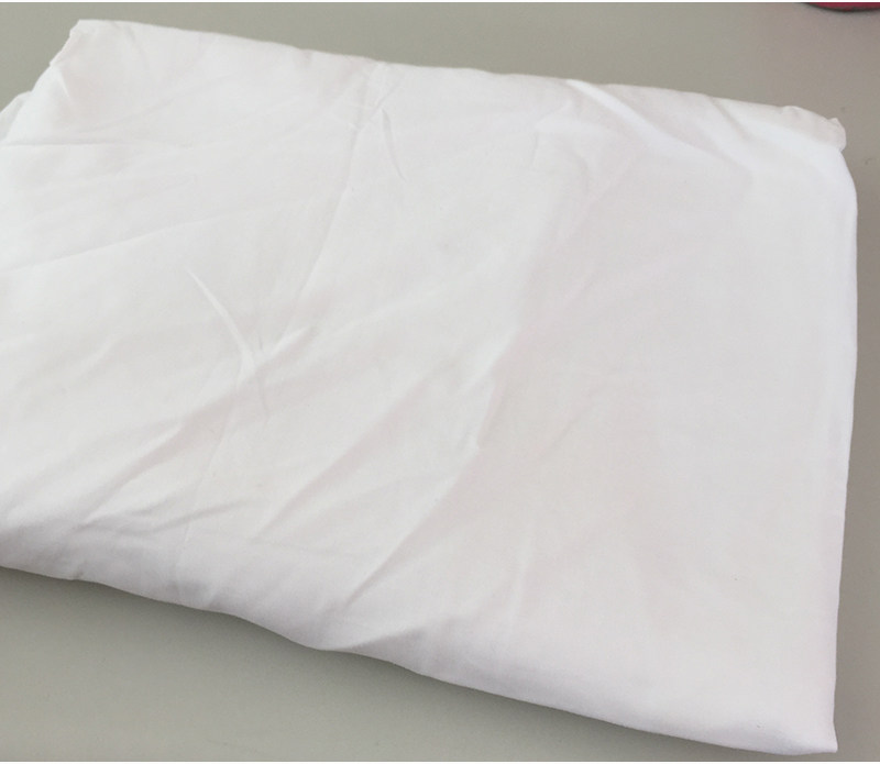 酒店二手纯白床笠宾馆公寓民宿床笠橡皮筋床单纯棉/涤棉纯白床罩 - 图1