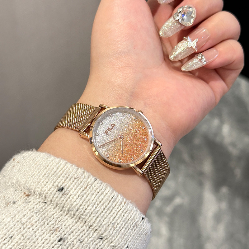 FILA斐乐手表女士白月光小众轻奢送女生七夕生日礼物女款礼盒6556,淘宝优惠券,粉丝福利购,淘宝优惠卷