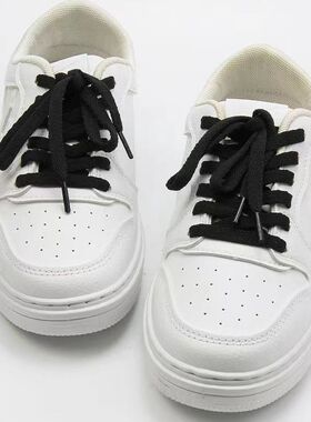 小白鞋带男女扁圆粗细皮鞋鞋带马丁靴运动帆布鞋篮球板鞋百搭鞋带