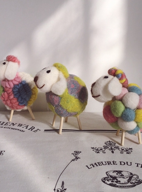 梦田良品zakka出口羊毛毡摆件