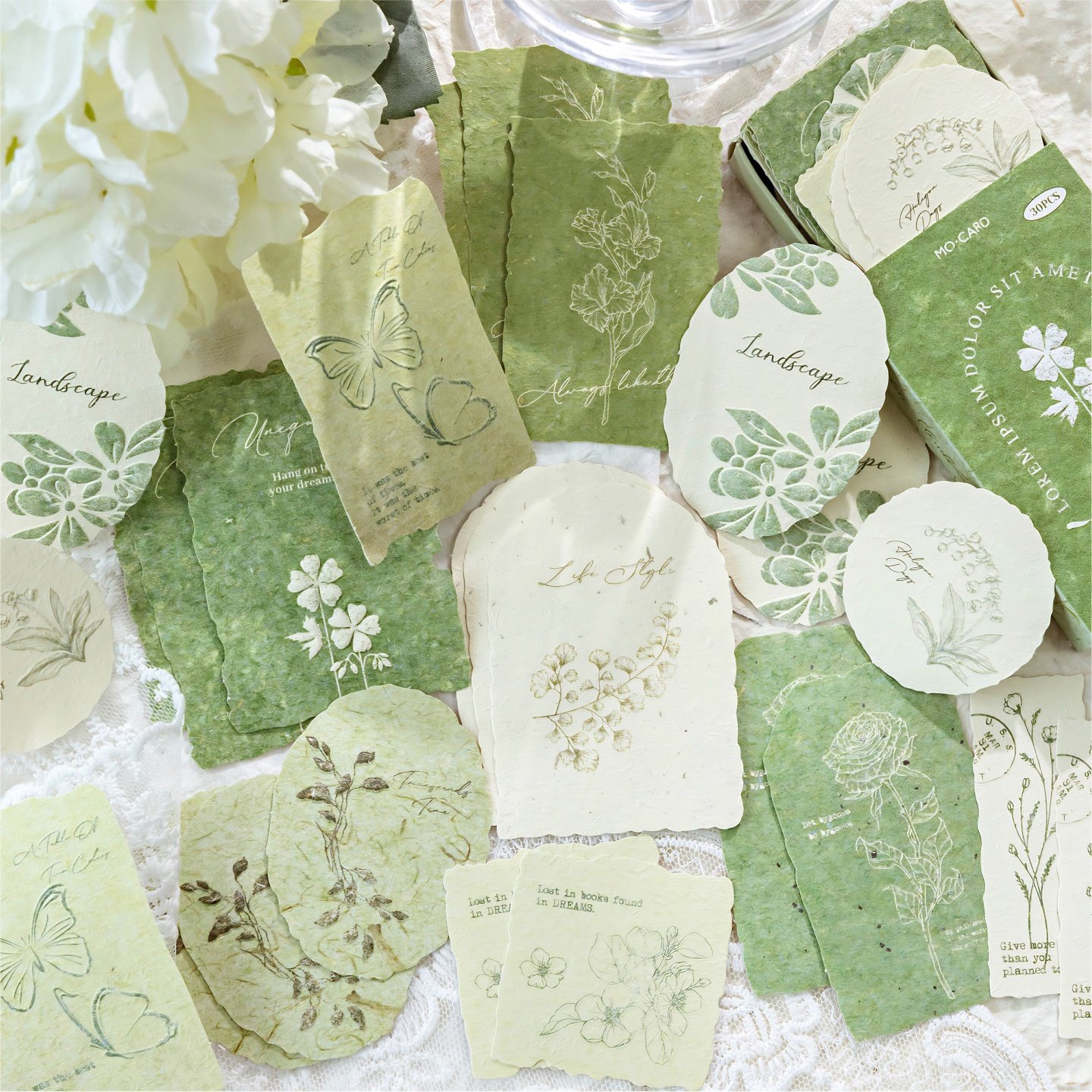陌墨凸版浮雕香草纸火柴盒手账装饰贴纸林间序曲轻复古手帐素材,淘宝优惠券,粉丝福利购,淘宝优惠卷