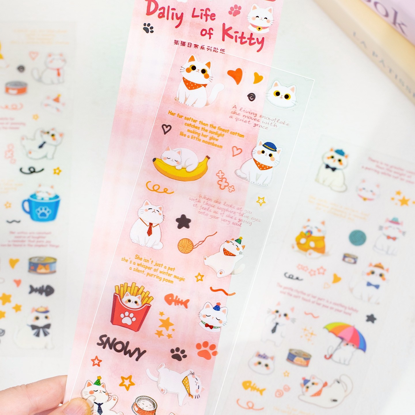 语闲猫猫日常pet手帐贴纸可爱卡通动物猫咪喵星人日记diy手账贴画,淘宝优惠券,粉丝福利购,淘宝优惠卷