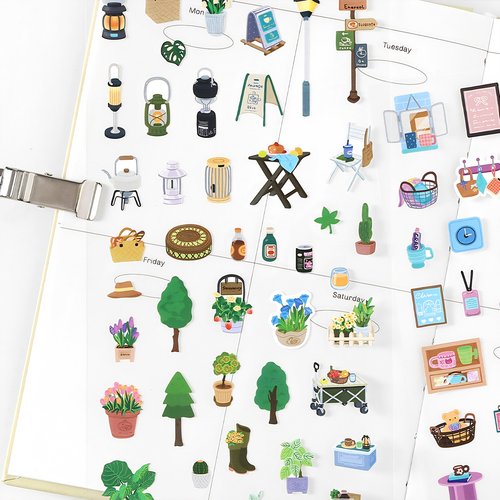 infeelme小生活不干胶贴纸手账装饰食物烘焙韩系ins日记手帐贴画 - 图1