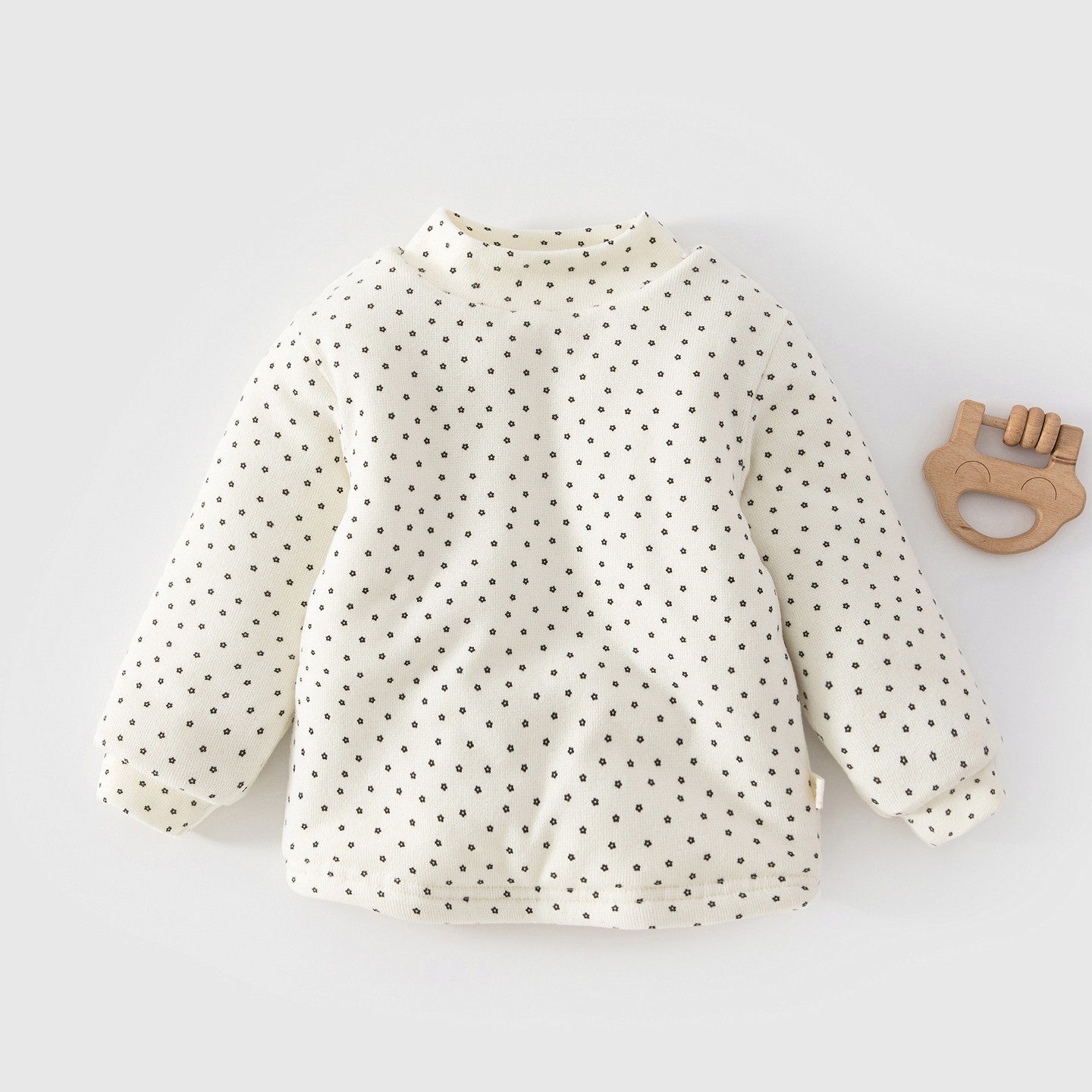 加厚加绒男女宝宝半高领夹棉保暖打底衫上衣儿童秋衣秋冬男童女童,淘宝优惠券,粉丝福利购,淘宝优惠卷