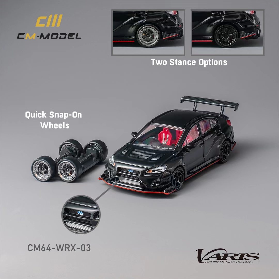 [PDS]CM Model1:64Subaru斯巴鲁Varis Widebody宽体配轮合金车模-图1