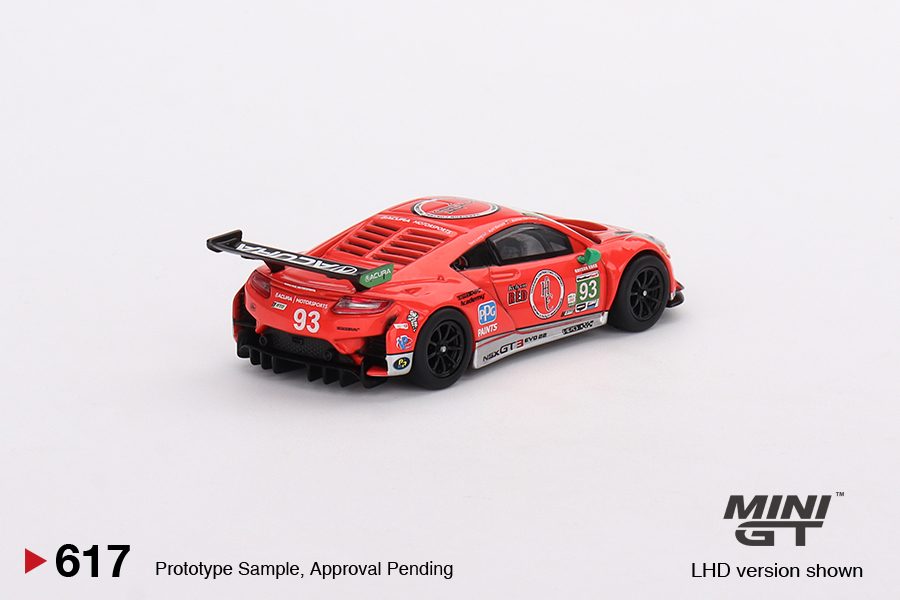 [PDS]MINI GT 1:64讴歌 Acura NSX GT3 EVO22 93号合金汽车模型-图2