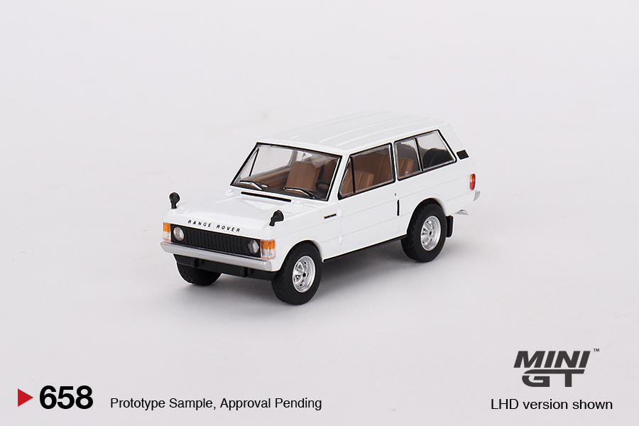 [PDS]MINI GT1:64 路虎 Range Rover Davos 白色 合金汽车模型 - 图0