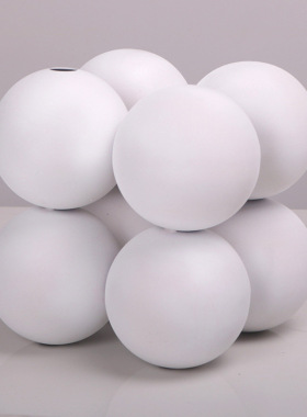 烛台摆件圆球层叠现代创意样板北欧INS风客厅轻奢金属餐桌蜡烛台