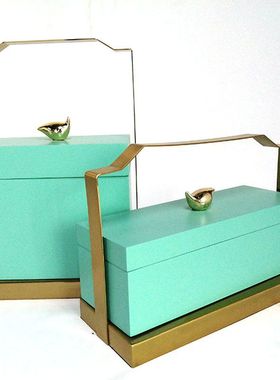 首饰盒软装新中式风木质工艺品