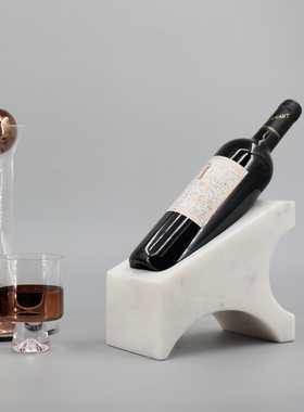 客厅大理石高级轻奢风软装红酒架