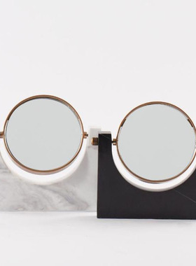 轻奢风镜子台面家居客厅工艺品