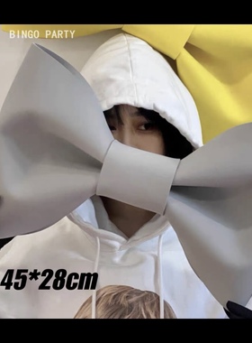 网红镜子装饰蝴蝶结全身镜diy道具落地镜大号挂饰创意上墙饰品