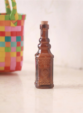 vintage复古木塞玻璃装饰摆件