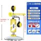 Vertical boxing speed ball vent reaction rotating stick target