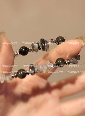 YOUJUclub堆叠~暗黑复古百搭手串