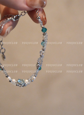 法式小众优雅甜美编织ins手串