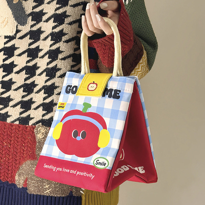 可爱保温饭盒袋上班族通勤便当包大容量学生带饭零食手提袋饭盒包,淘宝优惠券,粉丝福利购,淘宝优惠卷