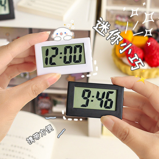 Mini simple style desktop small ornament desktop clock