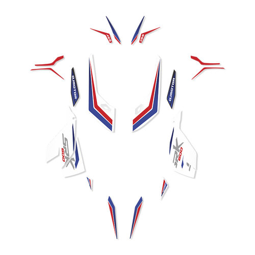 适用钱江QJMOTOR追600改装全车拉花版花防水贴纸新款贴花版画防晒 - 图3