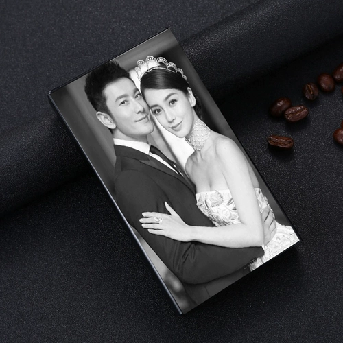 Мужской креативный ультратонкий портативный металлический водонепроницаемый портсигар, делается под заказ